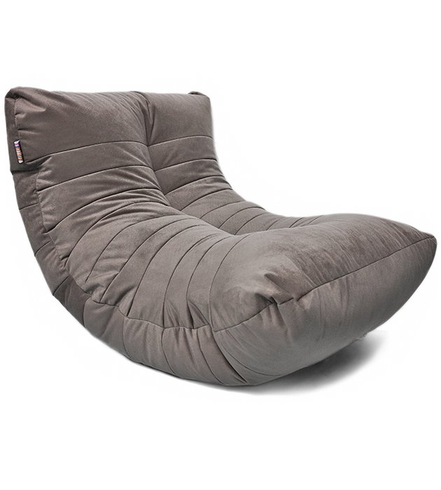 Кресло мешок Кокон Maserrati 10 XL серо-коричневого цвета
