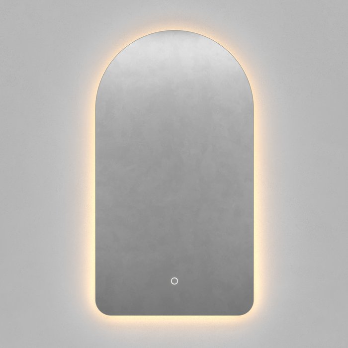 Настенное зеркало Arkelo NF LED S с тёплой подсветкой и сенсорной кнопкой