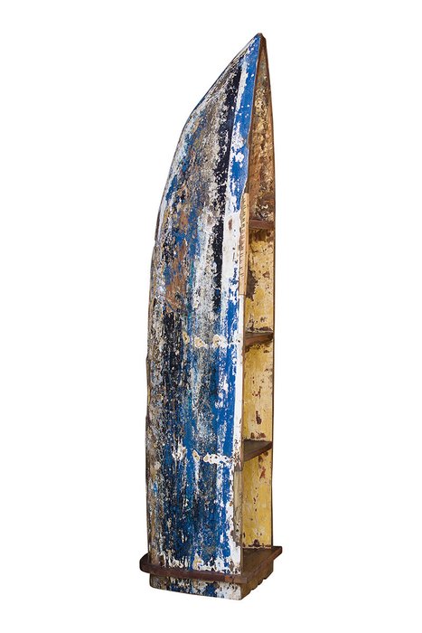 Стеллаж "Кляйн" из старой рыбацкой лодки - купить Стеллажи по цене 79000.0
