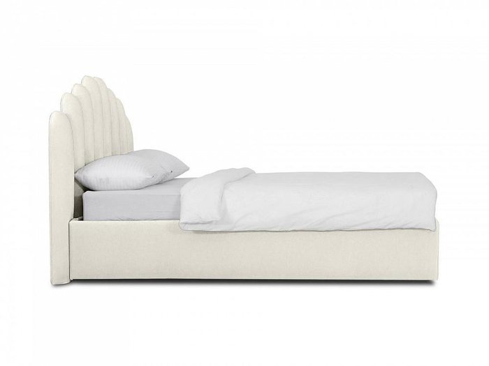 Кровать Queen Sharlotta 160х200 бежевого цвета с подъемным механизмом - лучшие Кровати для спальни в INMYROOM