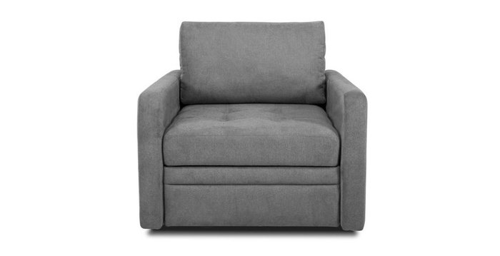 Кресло-кровать Бруно серого цвета  - купить Интерьерные кресла по цене 59112.0