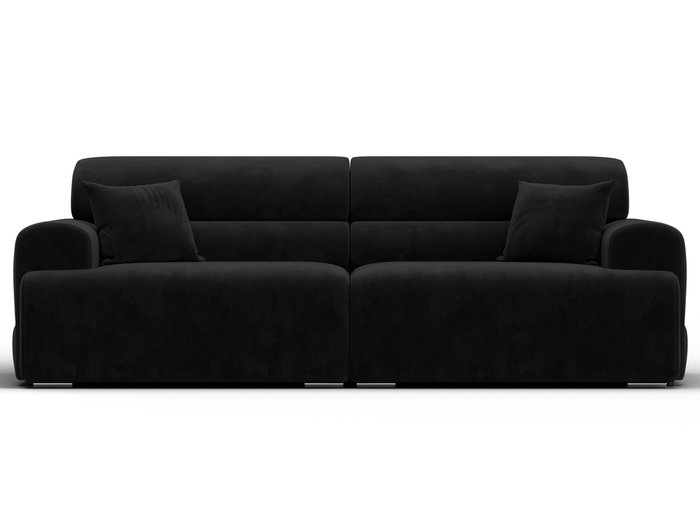 Диван Лига-109 черного цвета - купить Прямые диваны по цене 78990