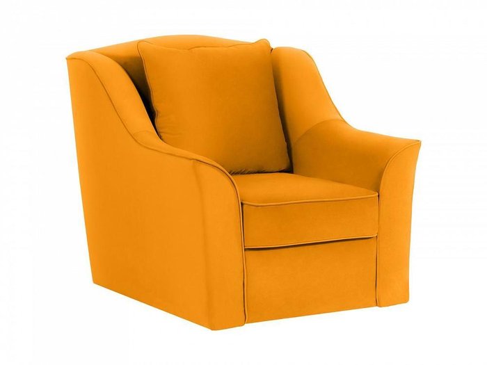 Кресло Vermont горчичного цвета  - купить Интерьерные кресла по цене 29580.0
