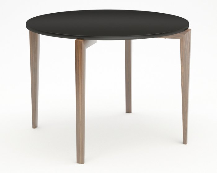 Стол обеденный Circus Compact черно-коричневого цвета - лучшие Обеденные столы в INMYROOM