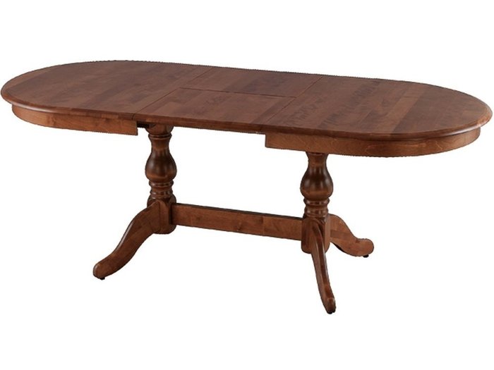 Стол раскладной Гранд темно-коричневого цвета - лучшие Обеденные столы в INMYROOM