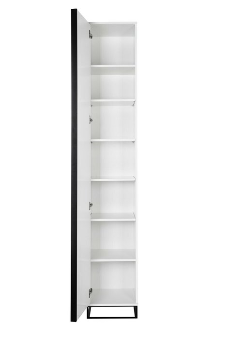 Шкаф одностворчатый с зеркалом City белого цвета - купить Шкафы распашные по цене 24990.0