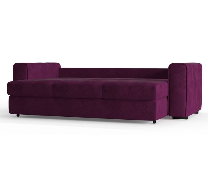 Диван-кровать Рошфор в обивке из велюра фиолетового цвета - лучшие Прямые диваны в INMYROOM