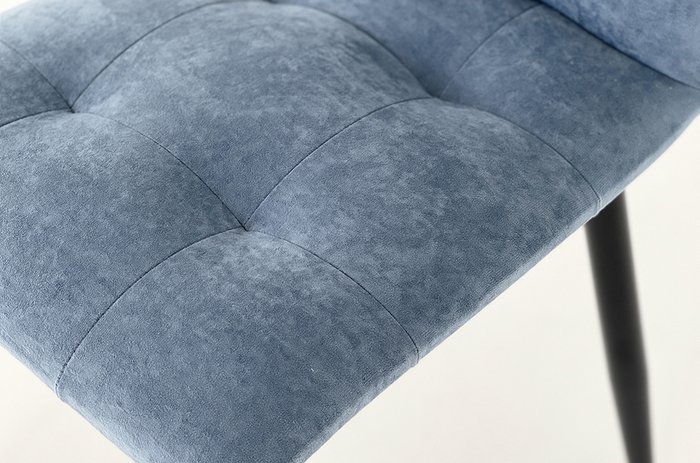 Стул Турин 2 темно-синего цвета - лучшие Обеденные стулья в INMYROOM