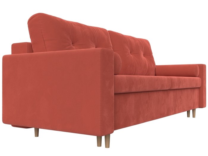 Прямой диван-кровать Белфаст кораллового цвета - лучшие Прямые диваны в INMYROOM