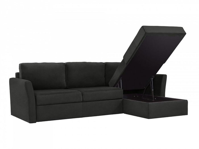 Угловой диван Peterhof черного цвета - лучшие Угловые диваны в INMYROOM