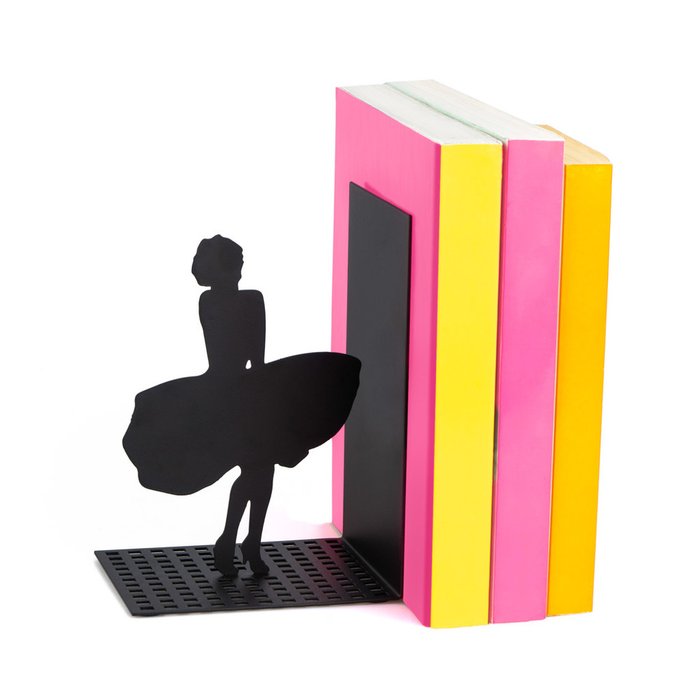 Держатель для книг Marilyn черного цвета - купить Фигуры и статуэтки по цене 2090.0