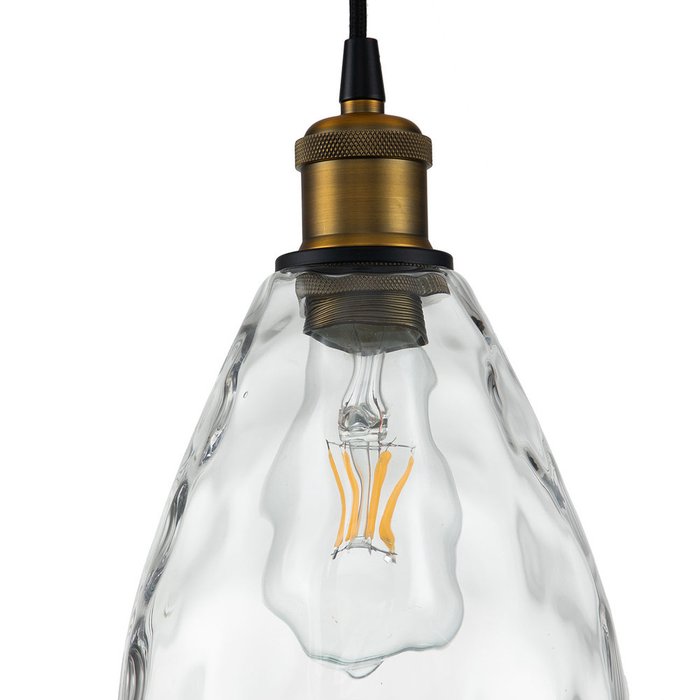 Подвесной светильник Piuro со стеклянным плафоном - лучшие Подвесные светильники в INMYROOM