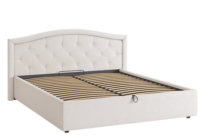 Кровать Верона 160х200 белого цвета с подъемным механизмом - купить Кровати для спальни по цене 34080.0