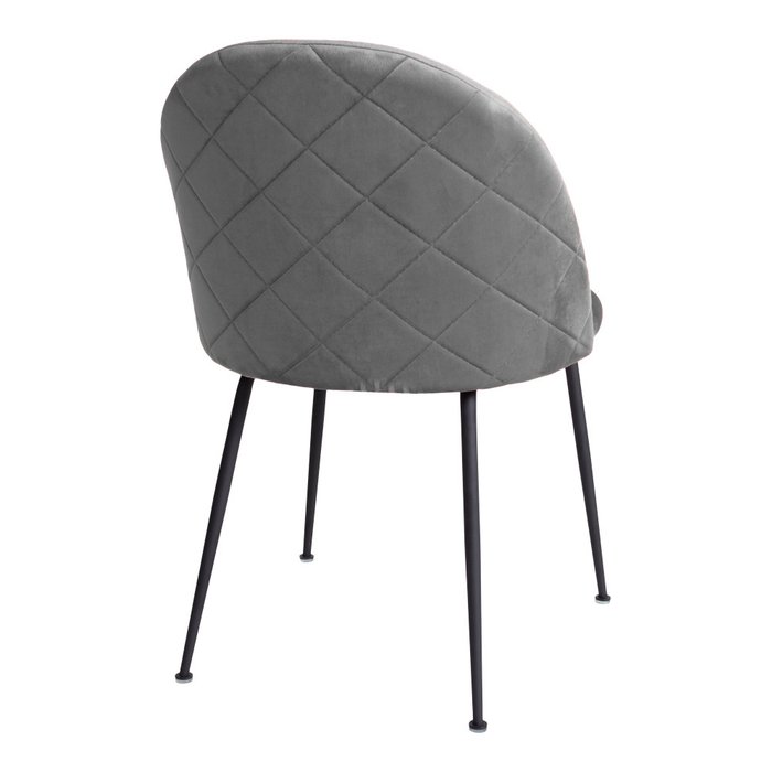 Стул Geneve серого цвета с черными ножками - купить Обеденные стулья по цене 14250.0