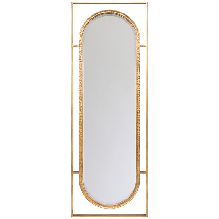 Настенное зеркало Аларкон золотого цвета
