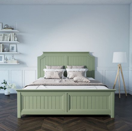 Кровать "Olivia" из натурального дерева 180x200 см - купить Кровати для спальни по цене 157176.0