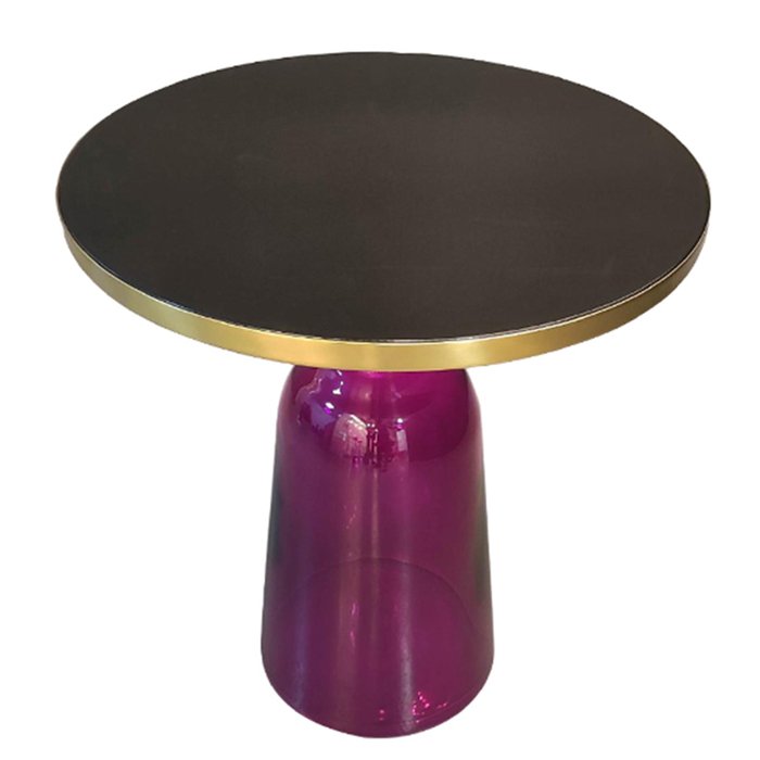Столик кофейный Odd черно-фиолетового цвета - купить Кофейные столики по цене 43900.0