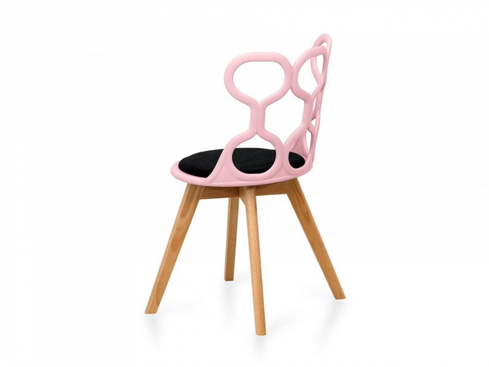 Стул Ajure розового цвета - лучшие Обеденные стулья в INMYROOM