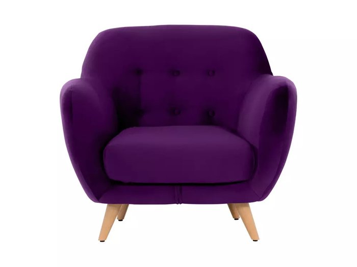 Кресло Loa фиолетового цвета - купить Интерьерные кресла по цене 36900.0