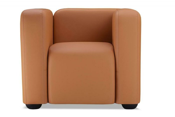 Кресло Квадрато стандарт оранжевого цвета - купить Интерьерные кресла по цене 24799.0