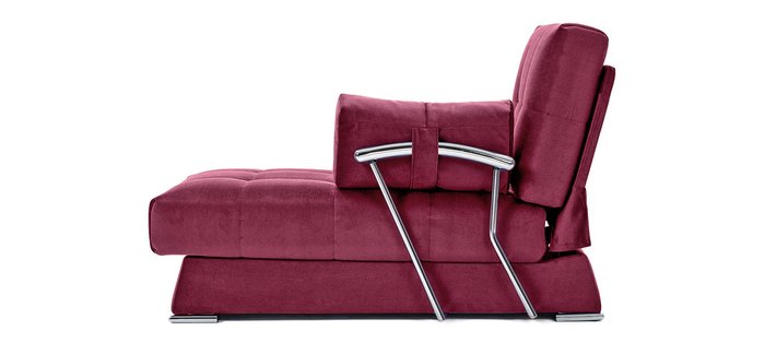П-образный угловой диван-кровать Дудинка Galaxy красного цвета - лучшие Угловые диваны в INMYROOM