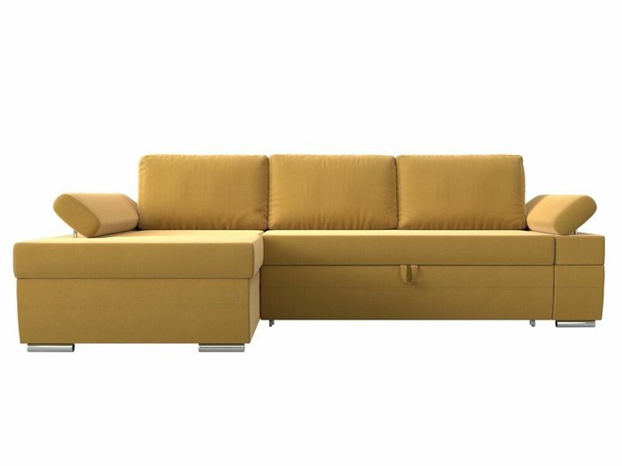 Угловой диван-кровать Канкун желтого цвета левый угол - купить Угловые диваны по цене 69999.0
