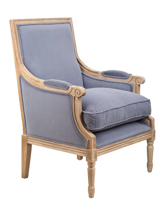 Классическое кресло Coolman grey серого цвета - купить Интерьерные кресла по цене 55800.0