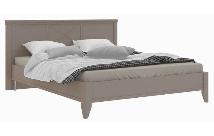 Кровать Кантри 140х200 коричневого цвета