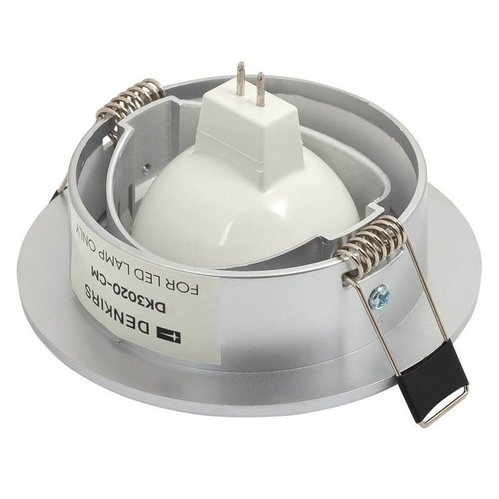 Встраиваемый светильник DK3020-CM (пластик, цвет серый) - лучшие Встраиваемые споты в INMYROOM