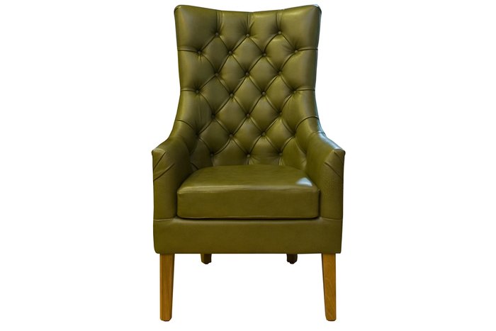 Кресло Laure темно-оливкового цвета
