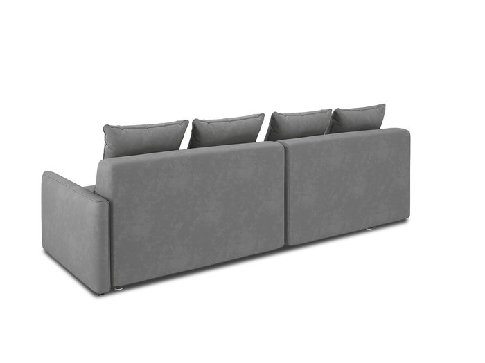 Угловой диван-кровать левый Bronks серого цвета - лучшие Угловые диваны в INMYROOM