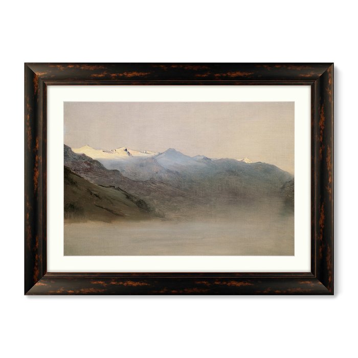 Репродукция картины Долина Гаштайн в тумане, 1877г. - купить Картины по цене 16299.0