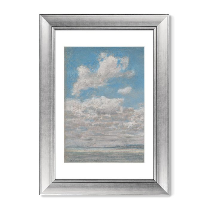 Набор из двух репродукций картин Seascape with Open Sky, 1860г. - купить Картины по цене 24998.0