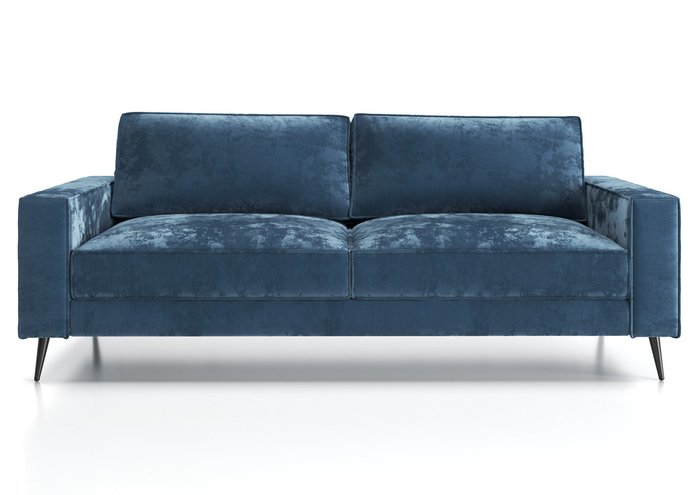 Диван-кровать Мэдисон синего цвета - купить Прямые диваны по цене 104200.0