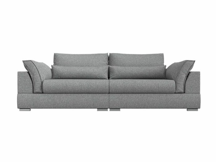 Прямой диван-кровать Пекин серого цвета - купить Прямые диваны по цене 77999.0