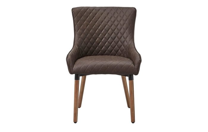 Мягкий стул коричневого цвета - купить Обеденные стулья по цене 15900.0