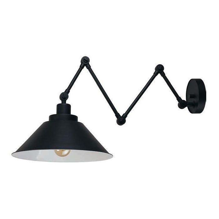 Настенный светильник Pantograph черного цвета