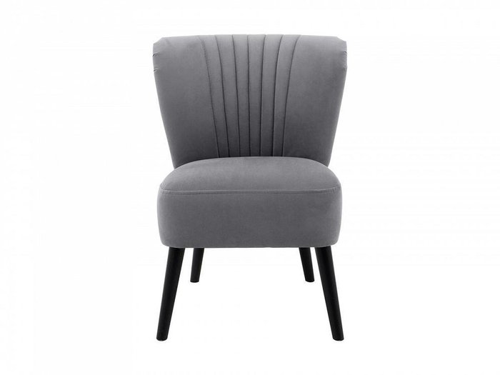 Кресло Barbara серого цвета  - купить Интерьерные кресла по цене 18810.0