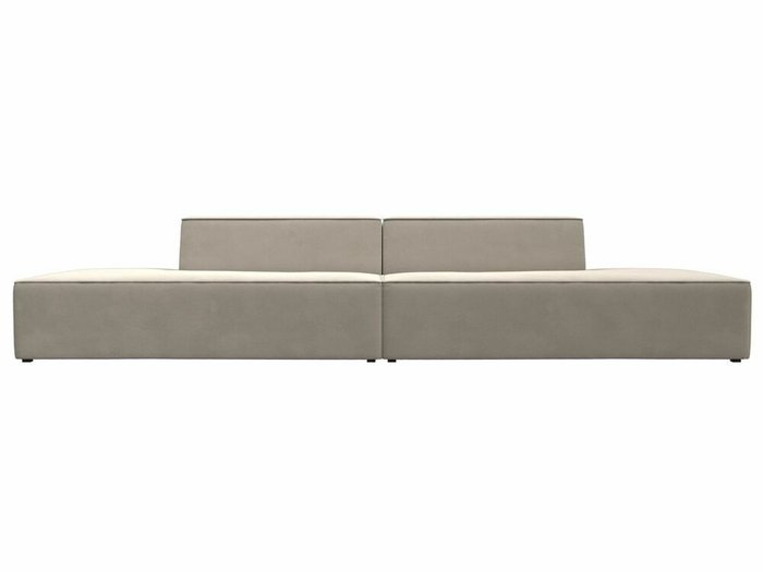 Прямой модульный диван Монс Лофт бежевого цвета - купить Прямые диваны по цене 54999.0