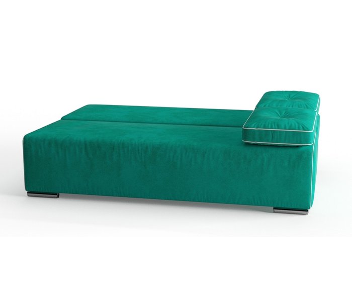Диван-кровать Роклин в обивке из велюра бирюзового цвета - лучшие Прямые диваны в INMYROOM