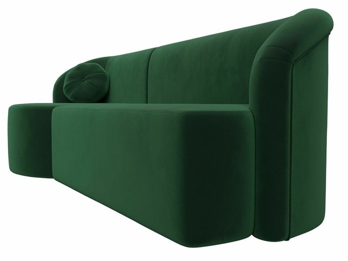 Диван Лига 027 зеленого цвета угол левый - лучшие Прямые диваны в INMYROOM