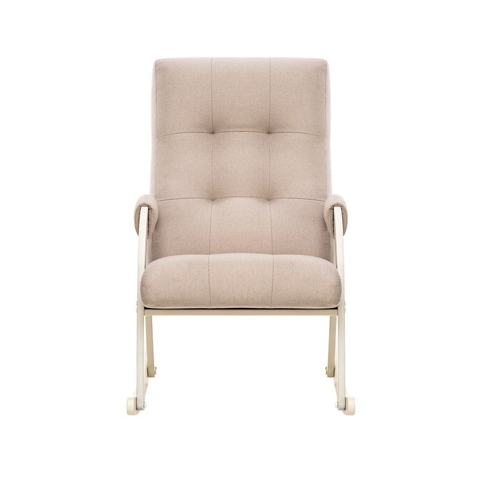 Кресло-качалка Спринг бежевого цвета - купить Интерьерные кресла по цене 15410.0