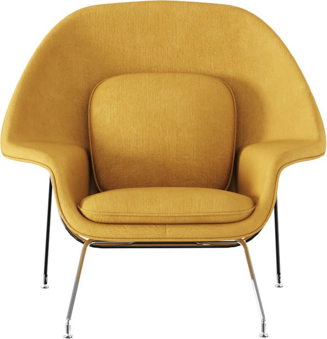 Кресло Авеста желтого цвета - лучшие Интерьерные кресла в INMYROOM