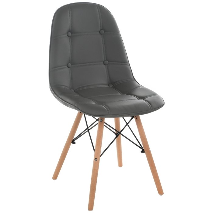 Обеденный стул Kvadro серого цвета - купить Обеденные стулья по цене 4360.0