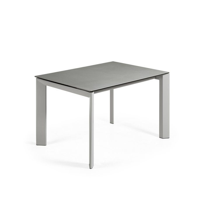 Раздвижной обеденный стол Atta 120 серого цвета - купить Обеденные столы по цене 208990.0