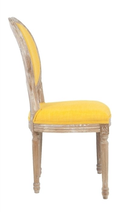 Стул Miro Yellow с мягкой обивкой - лучшие Обеденные стулья в INMYROOM