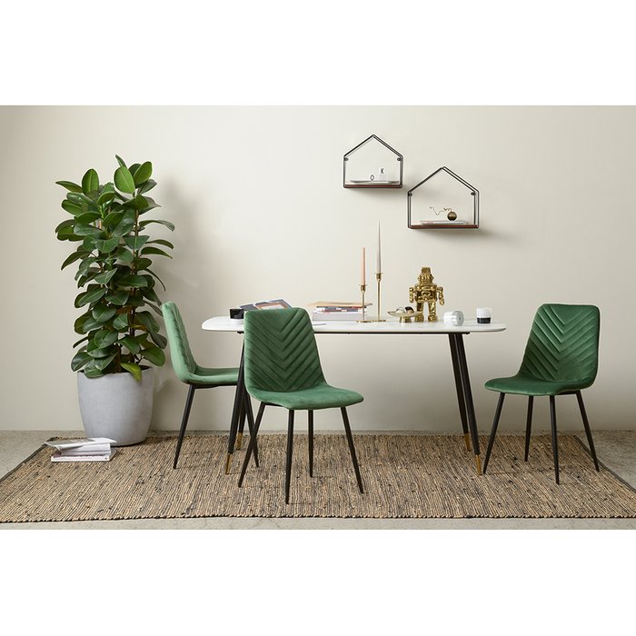 Стул Сlifford зеленого цвета - купить Обеденные стулья по цене 5865.0