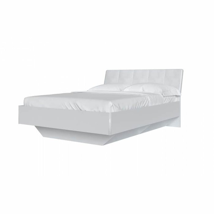 Кровать с основанием под матрас Белла белого цвета