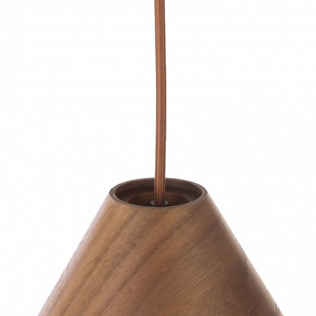 Подвесной светильник Forest с плафоном из дерева - купить Подвесные светильники по цене 24411.0