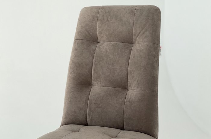 Стул Турин 2 бежево-коричневого цвета с белыми ножками - купить Обеденные стулья по цене 5690.0